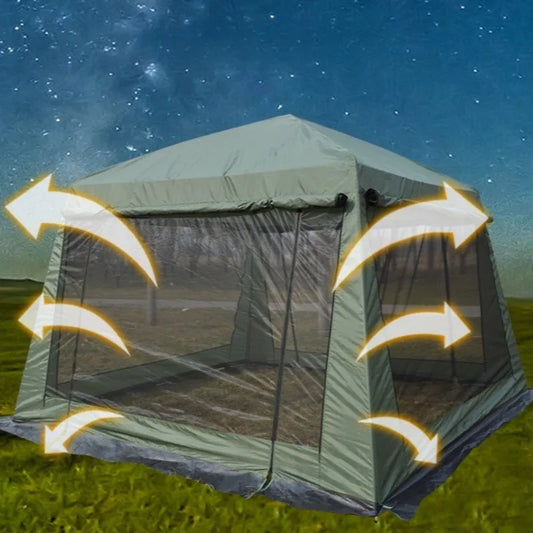 Rainproof Mosquito-proof Park Tents Enlarged Thickened Multifunctional Outdoor Tents Relaxing Sandbeach
