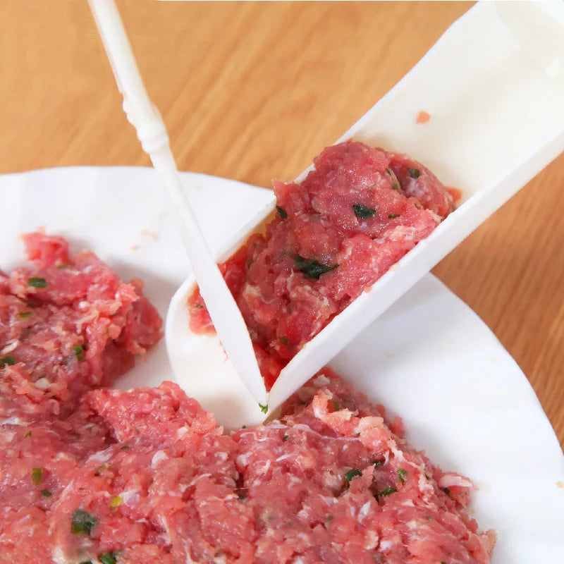 1 Set Kitchen Making Meatball Artifact Machine Fishball DIY Meatball Maker Plus Spoon Cooking Tool Household
