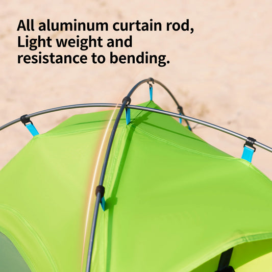 Naturehike 2025 P Series Single Double Layer Ultralight Beach Tent Two-way Door and Window View Breathable