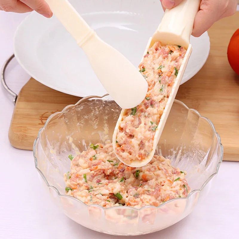 1 Set Kitchen Making Meatball Artifact Machine Fishball DIY Meatball Maker Plus Spoon Cooking Tool Household
