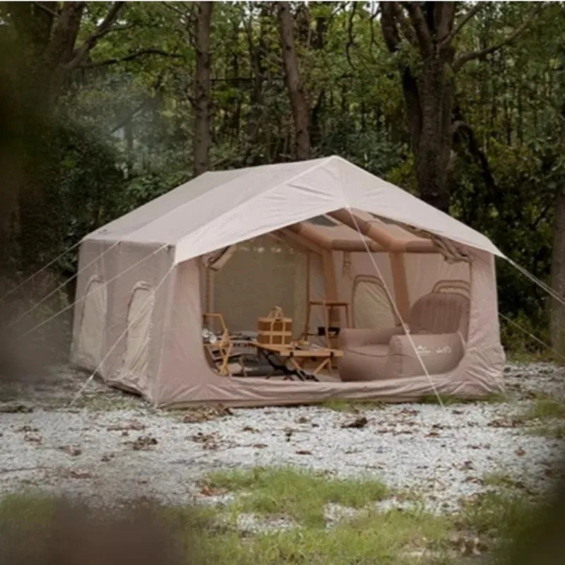 Quick Automatic Opening Inflatable Tent Two Bedrooms One Living Room Sandbeach Tents Large Space