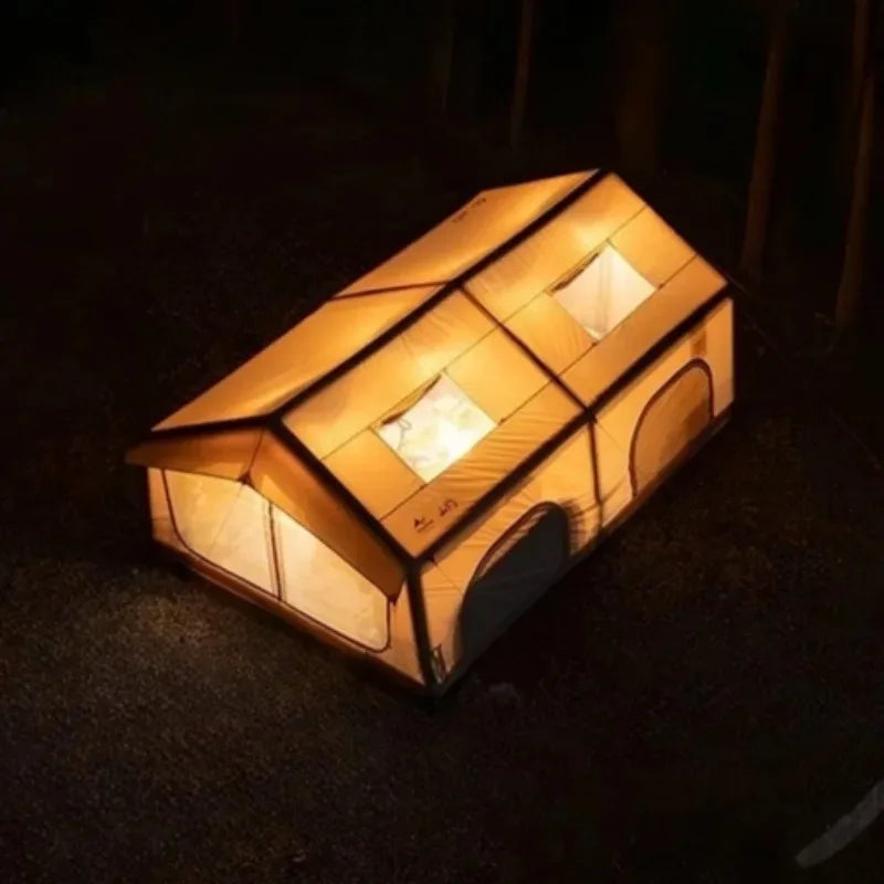 Quick Automatic Opening Inflatable Tent Two Bedrooms One Living Room Sandbeach Tents Large Space