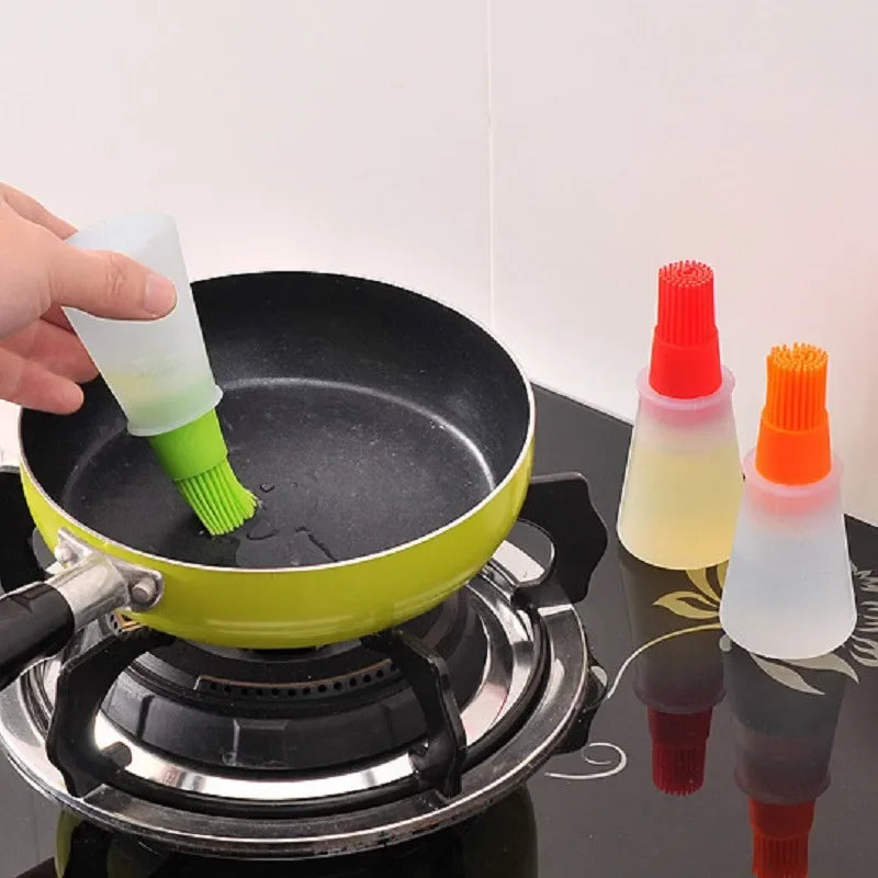 Kitchen Accessories Tools Silicone BBQ Oil Brush Basting Brushes Cake Butter Bread Pastry Brush Cooking