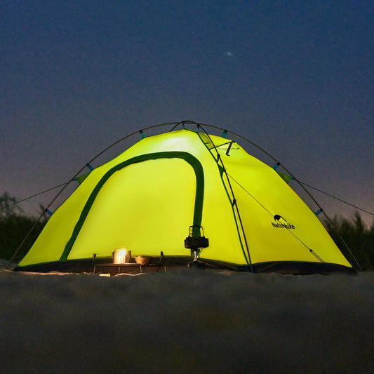 Naturehike 2025 P Series Single Double Layer Ultralight Beach Tent Two-way Door and Window View Breathable